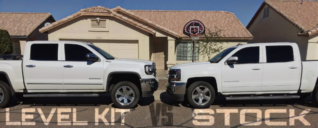 3.5 inch lift vs leveling kit